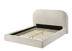 Whitnash Ivory White E.King Bed - Ornate Home