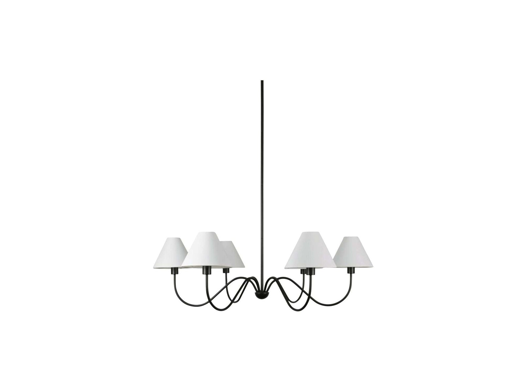 Whitney Blackened Bronze Chandelier - Ornate Home