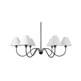Whitney Blackened Bronze Chandelier - Ornate Home