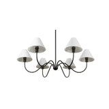 Whitney Blackened Bronze Chandelier - Ornate Home