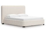 Whittgate Beige California King Upholstered Bed - Ornate Home