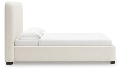Whittgate Beige California King Upholstered Bed - Ornate Home