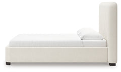 Whittgate Beige California King Upholstered Bed - Ornate Home