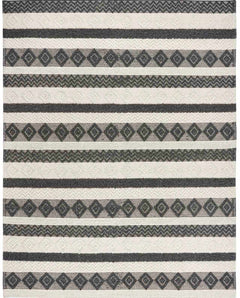 Whittington Black&White Wool Rug - Clearance - Ornate Home