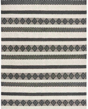 Whittington Black&White Wool Rug - Clearance - Ornate Home