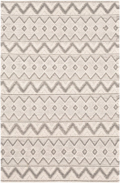 Whittington Gray&Cream Wool Rug - Clearance - Ornate Home