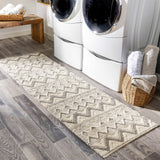 Whittington Gray&Cream Wool Rug - Clearance - Ornate Home