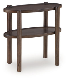 Wiattbury Gray Brown Accent Table - Ornate Home