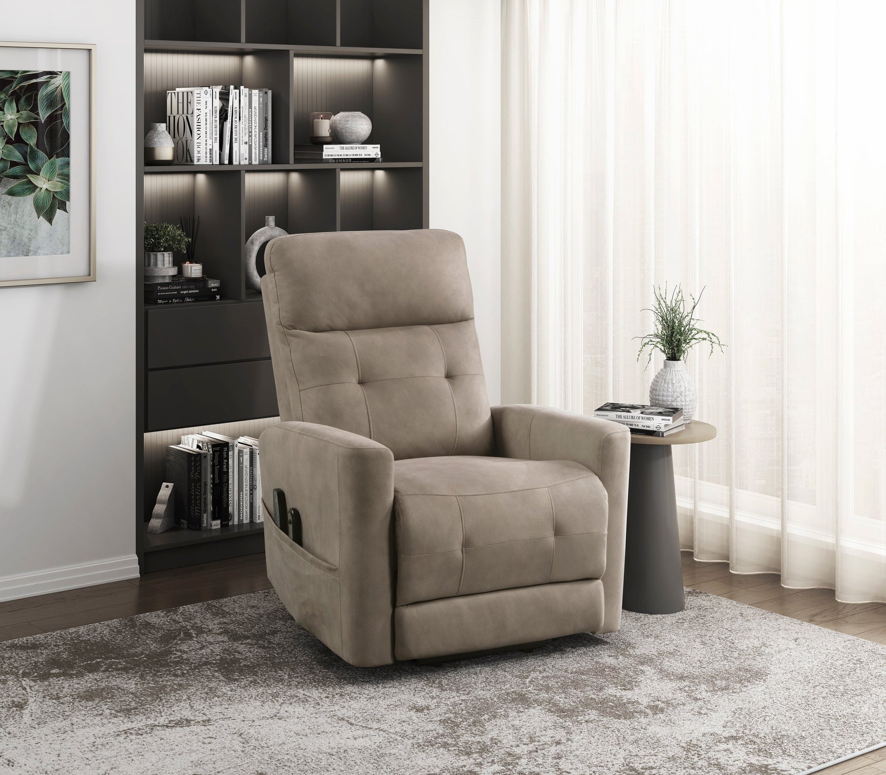 Wichita Brown Power Lift Chair - Ornate Home