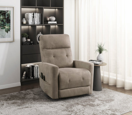 Wichita Brown Power Lift Chair - Ornate Home
