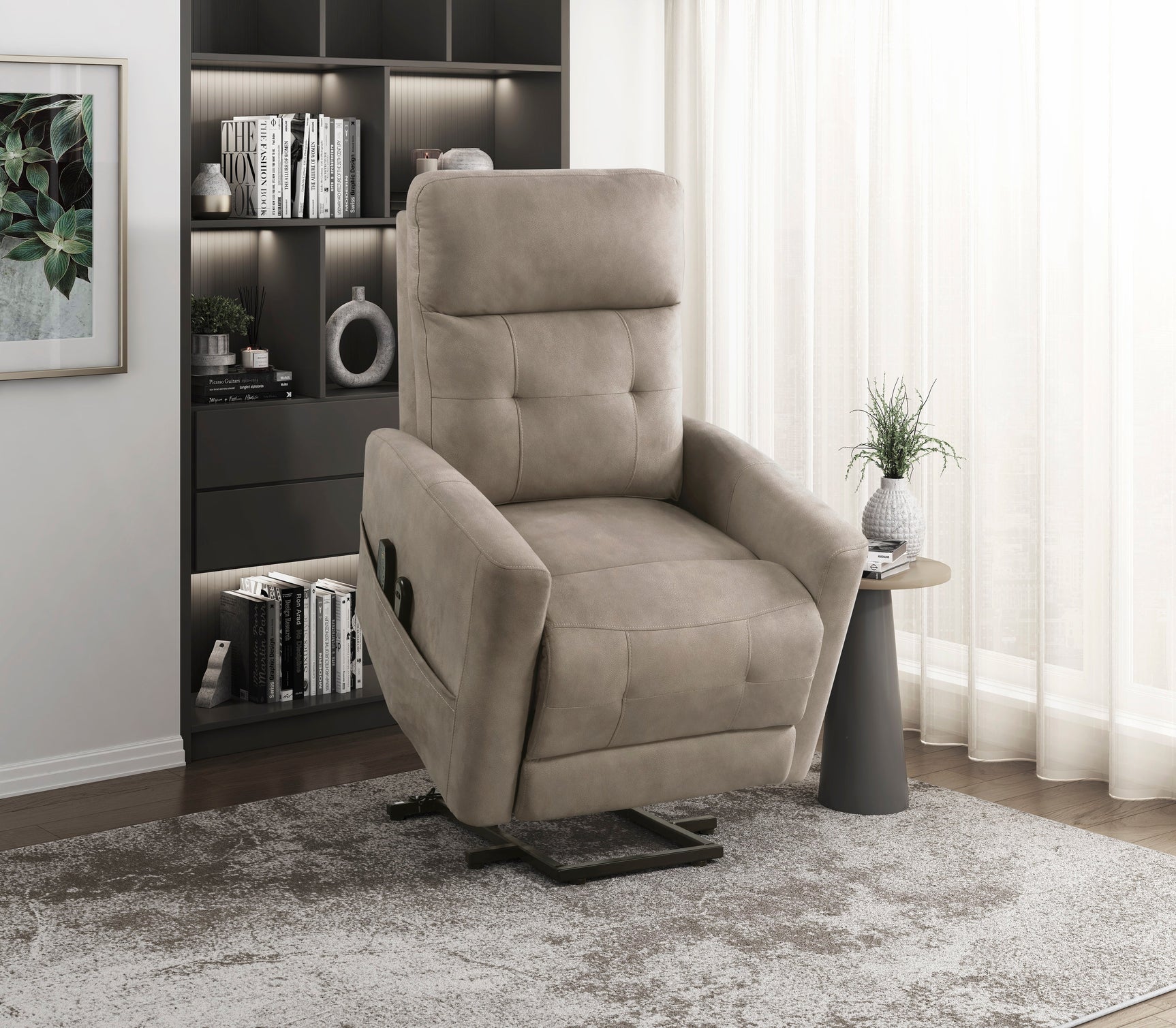 Wichita Brown Power Lift Chair - Ornate Home