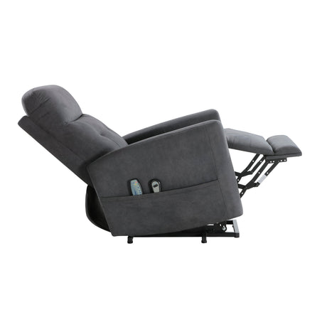 Wichita Dark Gray Power Lift Chair - Ornate Home
