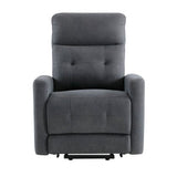 Wichita Dark Gray Power Lift Chair - Ornate Home