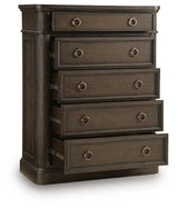 Wickenger Dark Brown Chest of Drawers (Online Special Price) - Ornate Home