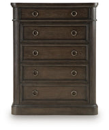 Wickenger Dark Brown Chest of Drawers (Online Special Price) - Ornate Home
