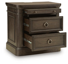 Wickenger Dark Brown Nightstand - Ornate Home