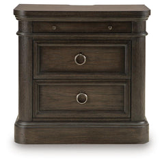 Wickenger Dark Brown Nightstand - Ornate Home
