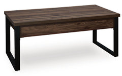 Wickman Falls Dark Brown Coffee Table - Ornate Home
