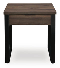 Wickman Falls Dark Brown End Table - Ornate Home