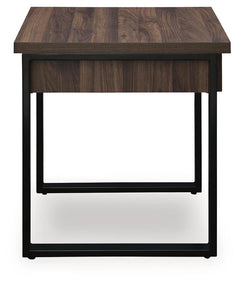 Wickman Falls Dark Brown End Table - Ornate Home