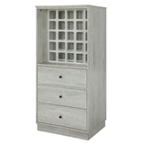 Wiesta Antique White Wine Cabinet - Ornate Home
