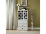 Wiesta Antique White Wine Cabinet - Ornate Home