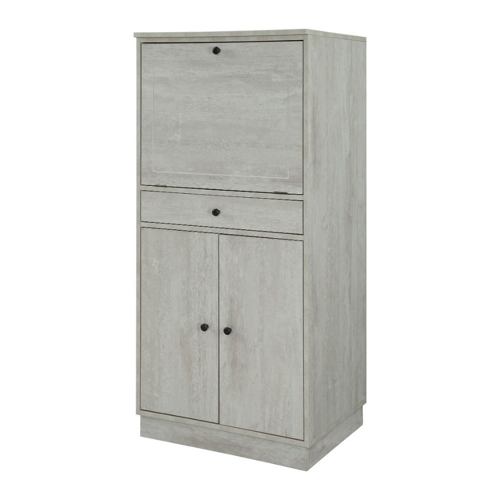 Wiesta Antique White Wine Cabinet - Ornate Home