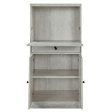 Wiesta Antique White Wine Cabinet - Ornate Home