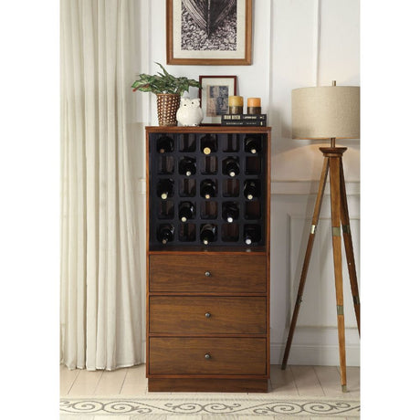 Wiesta Walnut Wine Cabinet - Ornate Home