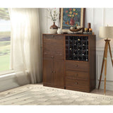 Wiesta Walnut Wine Cabinet - Ornate Home