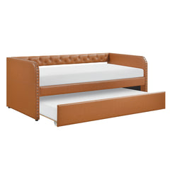Wilcox Brown Daybed w/ Trundle - Ornate Home