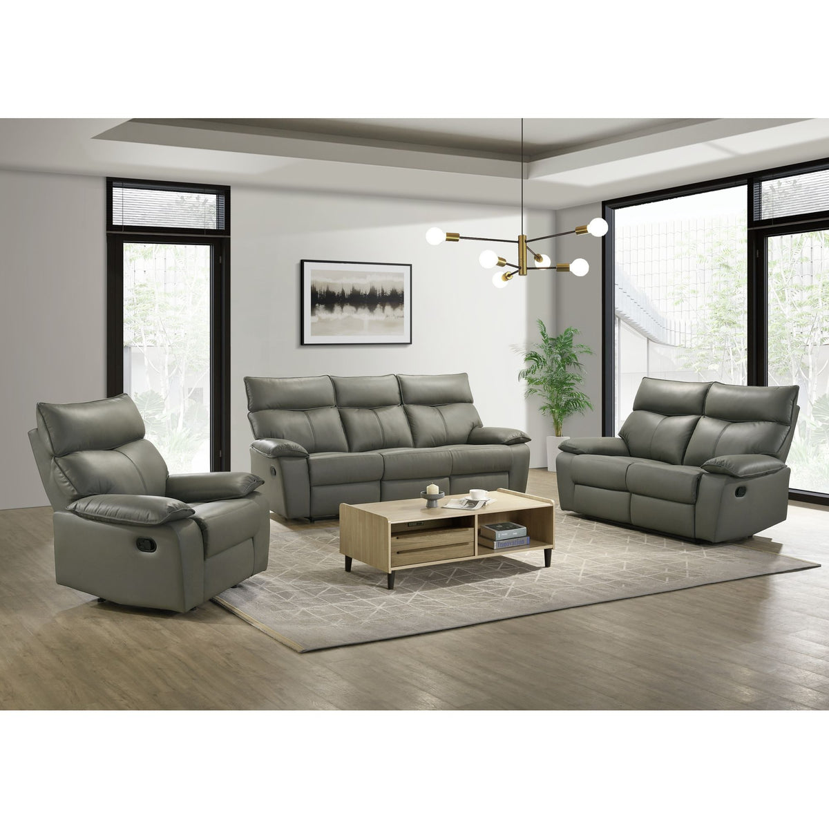 Wildcat Aviarah Grey Motion Loveseat - Ornate Home