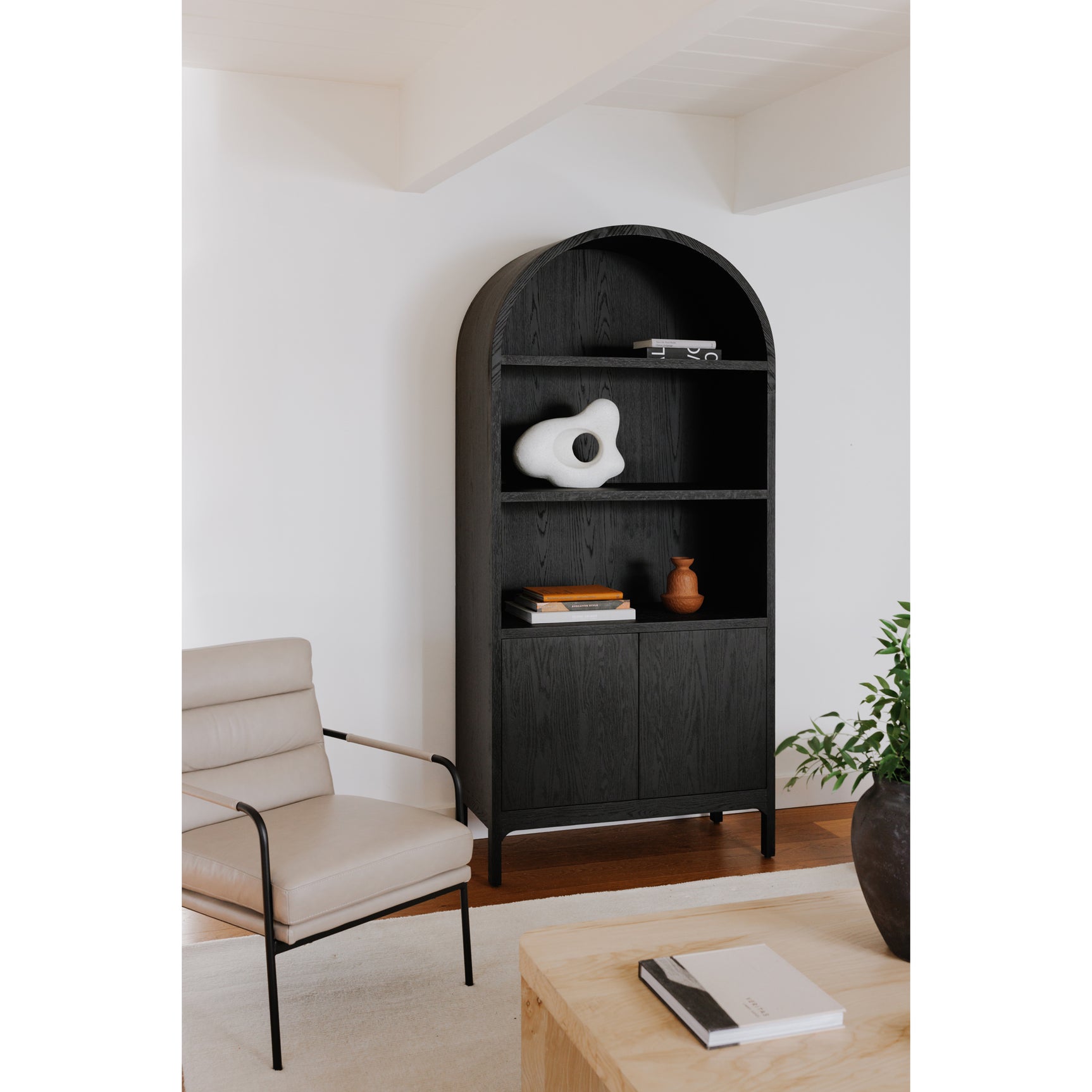 Wilde Black Display Cabinet - Ornate Home