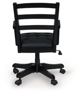Wildenauer Black Home Office Swivel Desk Chair (Online Special Price) - Ornate Home