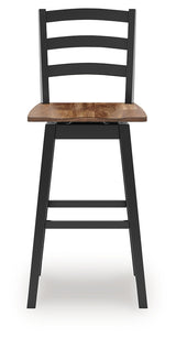 Wildenauer Brown/Black Bar Table and 2 Barstools (Online Special Price) - Ornate Home
