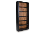 Wildenauer Brown/Black Bookcase (Online Special Price) - Ornate Home
