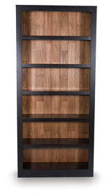 Wildenauer Brown/Black Bookcase (Online Special Price) - Ornate Home