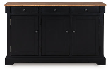 Wildenauer Brown/Black Dining Room Buffet - Ornate Home