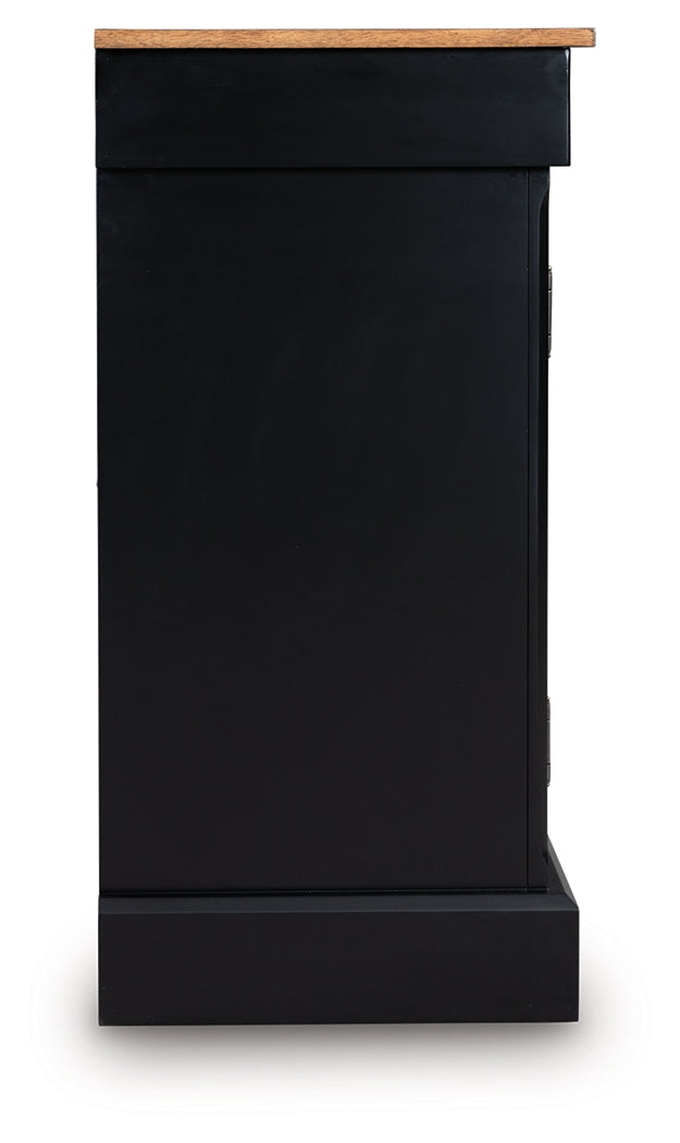 Wildenauer Brown/Black Dining Room Buffet - Ornate Home