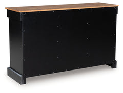 Wildenauer Brown/Black Dining Room Buffet - Ornate Home