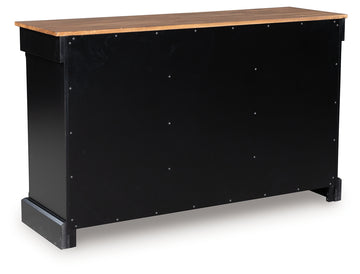 Wildenauer Brown/Black Dining Room Buffet - Ornate Home