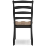 Wildenauer Brown & Black Dining Room Chair (Set of 2) - Ornate Home