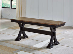 Wildenauer Brown & Black Dining Room Set / 6pc - Ornate Home