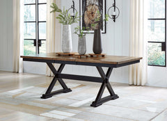 Wildenauer Brown & Black Dining Room Set / 7pc - Ornate Home