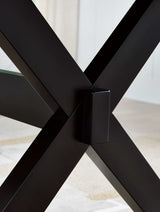 Wildenauer Brown & Black Dining Room Set / 8pc - Ornate Home