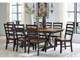 Wildenauer Brown & Black Dining Room Set / 9pc (Online Special Price) - Ornate Home