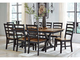 Wildenauer Brown & Black Dining Room Set / 9pc - Ornate Home