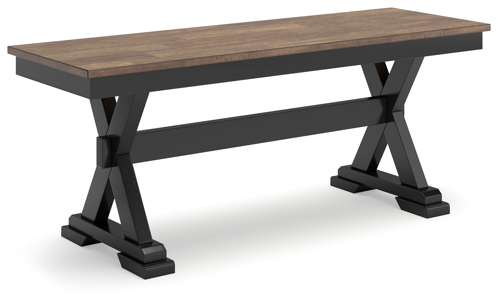 Wildenauer Brown/Black Dining Table, 2 Chairs and 2 Benches (Online Special Price) - Ornate Home