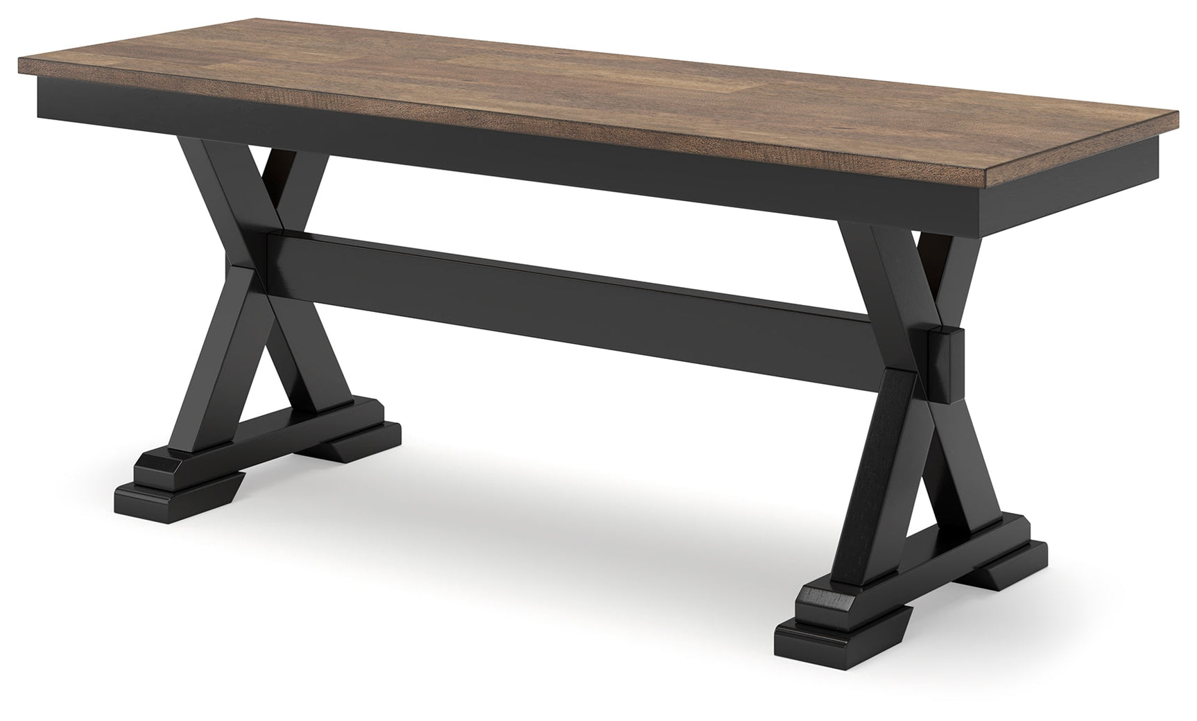 Wildenauer Brown/Black Dining Table, 2 Chairs and 2 Benches (Online Special Price) - Ornate Home