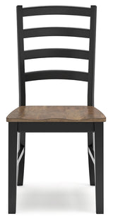 Wildenauer Brown/Black Dining Table, 2 Chairs and 2 Benches (Online Special Price) - Ornate Home